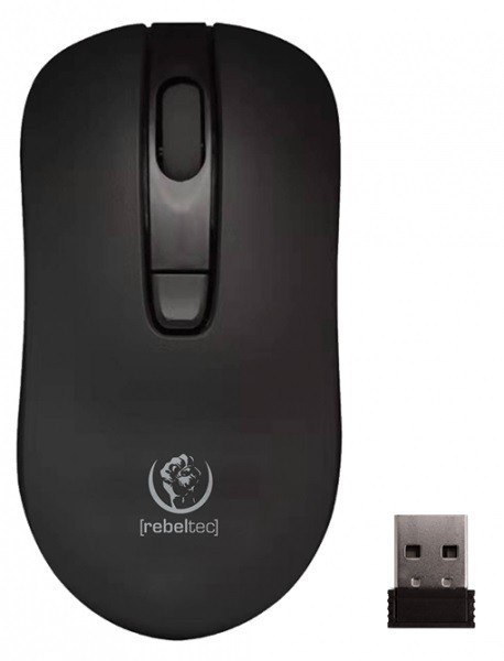 Mysz bezprzewodowa Rebeltec STAR black 800/1000/1600 DPI Mysz bezprzewodowa Rebeltec STAR black 800/1000/1600 DPI