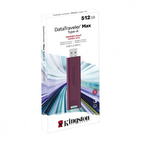 Pendrive Data Traveler MAX A 512GB USB-A 3.2 Gen2 Pendrive Data Traveler MAX A 512GB USB-A 3.2 Gen2