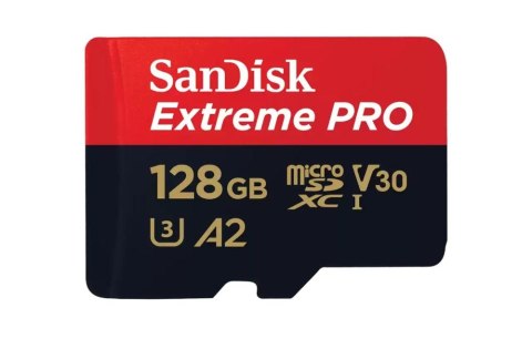 Karta Extreme Pro microSDXC 128GB 200/90 MB/s A2 V30 Karta Extreme Pro microSDXC 128GB 200/90 MB/s A2 V30