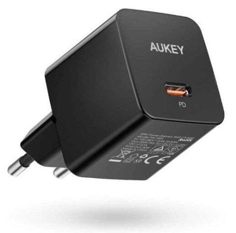 PA-Y20S Black Mini ładowarka sieciowa 1xUSB-C 20W PD Power Delivery PA-Y20S Black Mini ładowarka sieciowa 1xUSB-C 20W PD Power Delivery