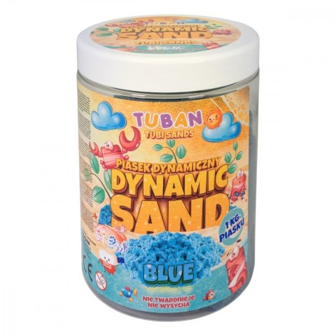 Piasek dynamiczny 1kg niebieski Piasek dynamiczny 1kg niebieski