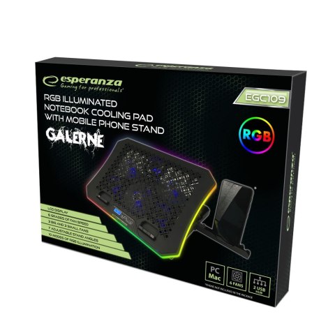 Podstawka chłodząca gaming RGB Galerne Podstawka chłodząca gaming RGB Galerne