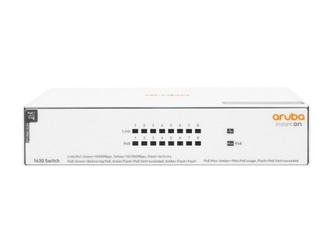 Przełącznik Switch ARUBA Instant On 1430 8x1GbE PoE R8R46A Przełącznik Switch ARUBA Instant On 1430 8x1GbE PoE R8R46A