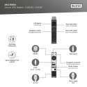Zasilacz awaryjny UPS Online Rack 19" LCD, 1500VA/1500W, 3x12V/9Ah, 8xC13, USB, RS232, RJ45