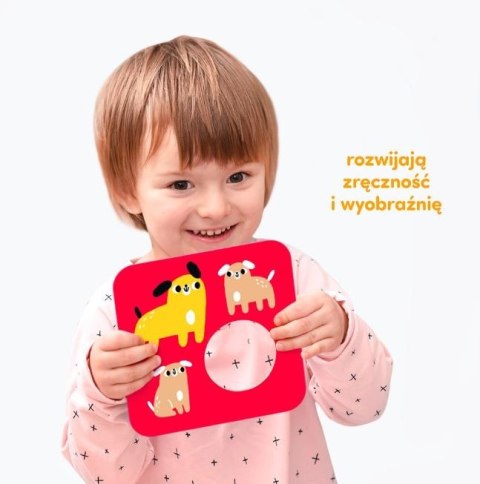 Puzzle kontrastowe - Tu pasuje Puzzle kontrastowe - Tu pasuje