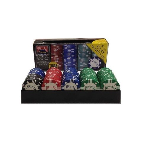 Żetony pokerowe 100 sztuk Żetony pokerowe 100 sztuk
