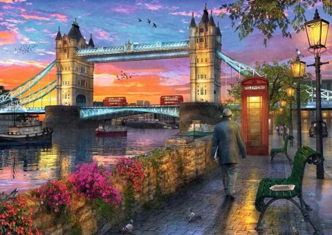 Puzzle 1000 elementów Zachód słońca nad Tower Bridge Puzzle 1000 elementów Zachód słońca nad Tower Bridge