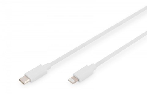 Kabel do transmisji danych/ładowania USB C/Lightning MFI 2m Biały Kabel do transmisji danych/ładowania USB C/Lightning MFI 2m Biały