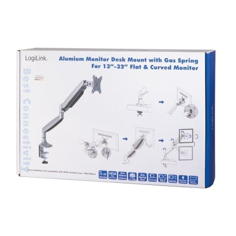 Uchwyt na monitor 13-27 cali max 9kg. Uchwyt na monitor 13-27 cali max 9kg.