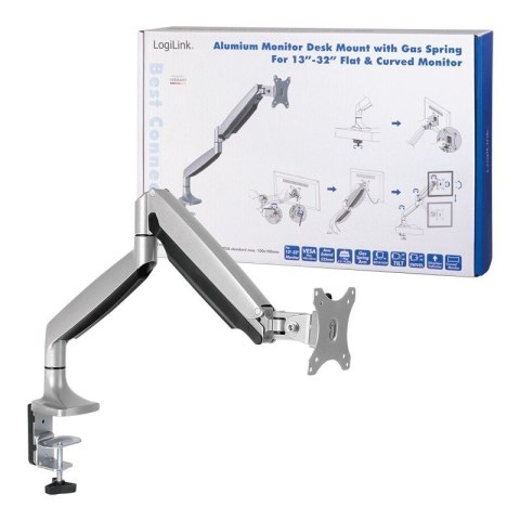 Uchwyt na monitor 13-27 cali max 9kg. Uchwyt na monitor 13-27 cali max 9kg.